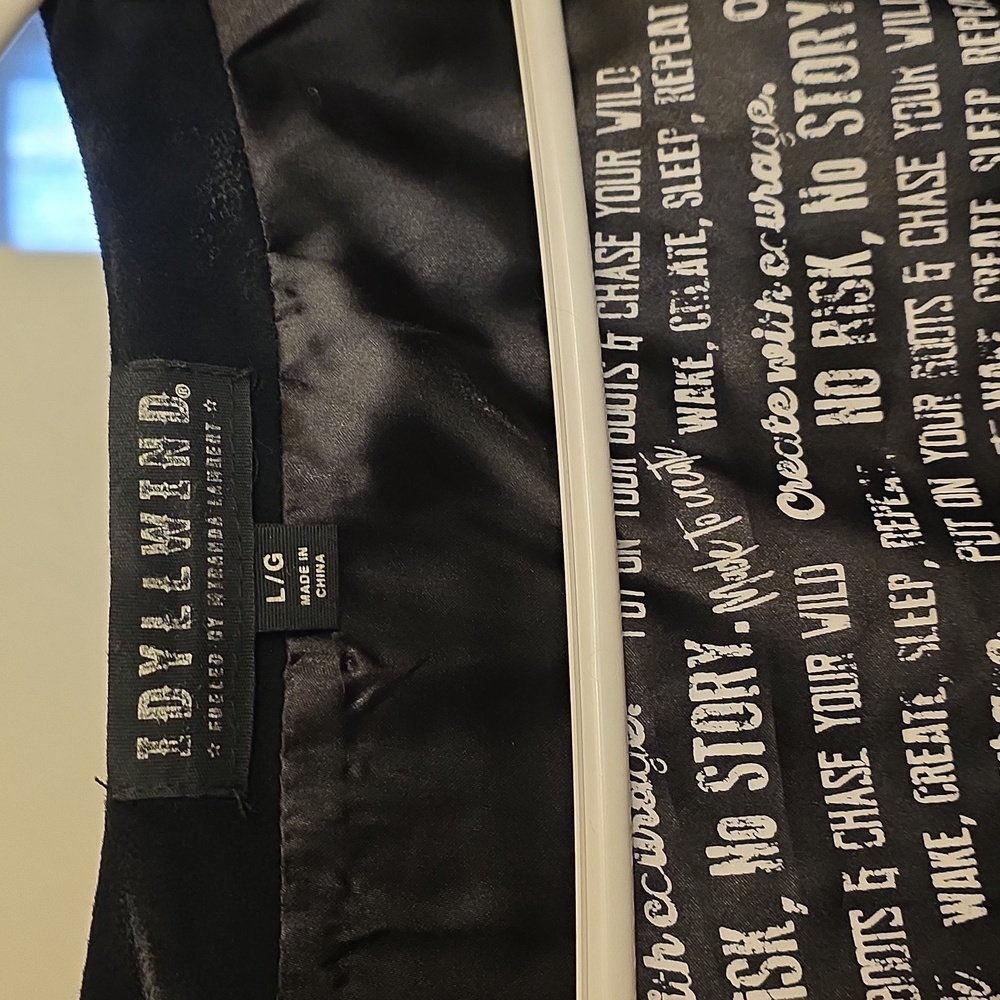 Black Fringe Zip Jacket Idyllwind By MIRANDA LAMBERT - Picture 7 of 10